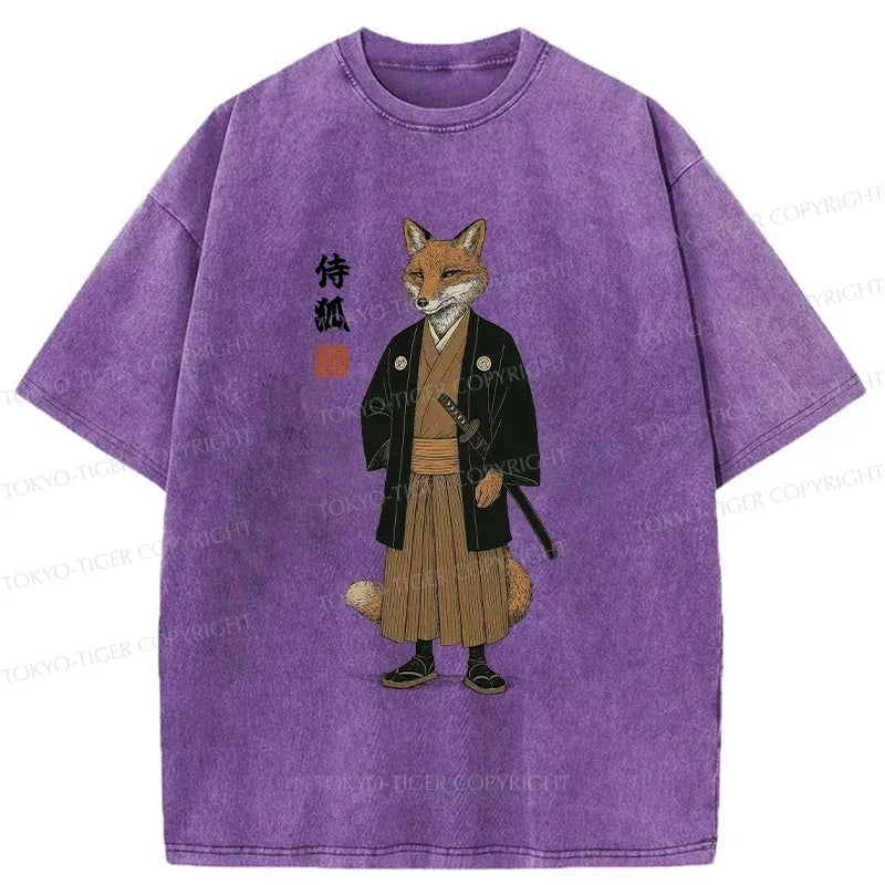 Japanese Samurai Washed T-Shirt Best Seller