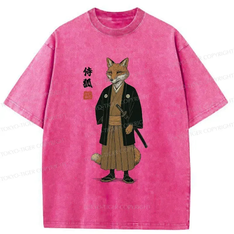 Japanese Samurai Washed T-Shirt Best Seller