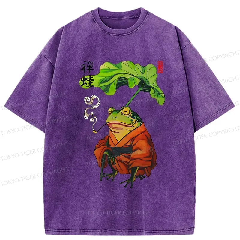 Kyoto-Lion Washed T-Shirt Best Seller
