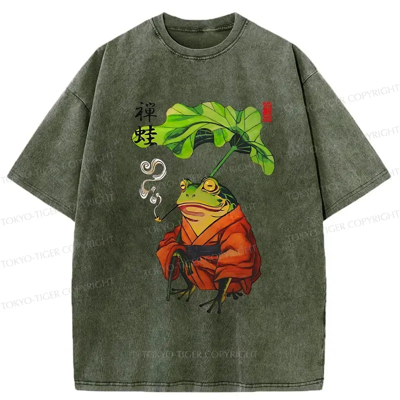 Kyoto-Lion Washed T-Shirt Best Seller