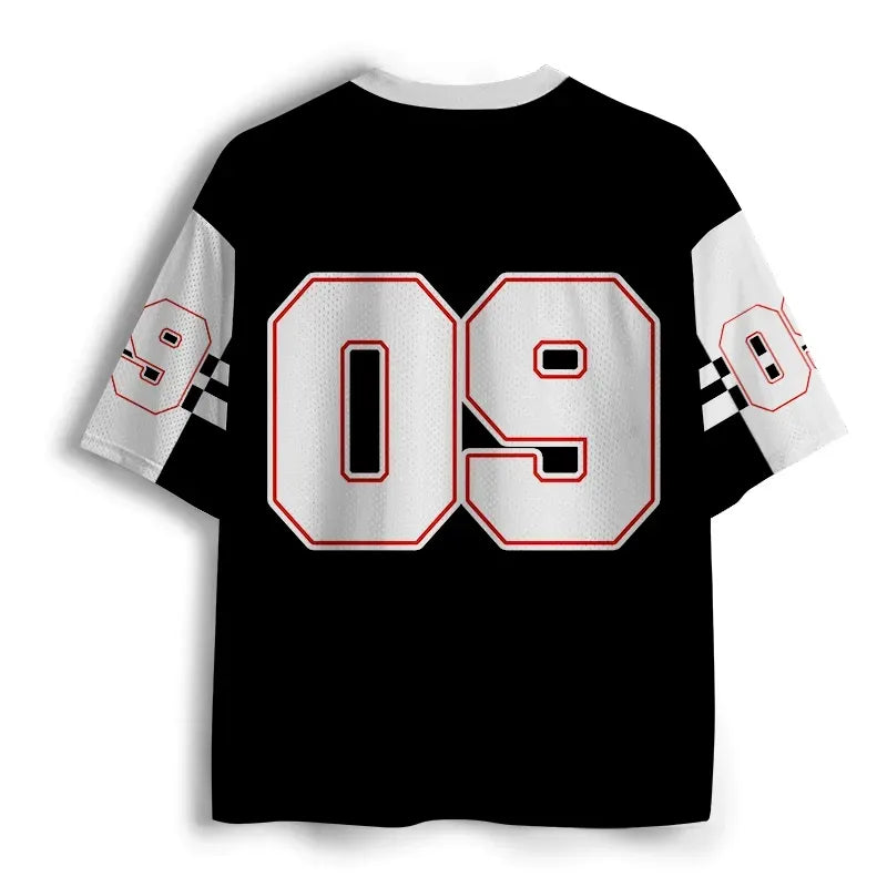 Japanese Ukiyo-e Mesh Jersey for Summer