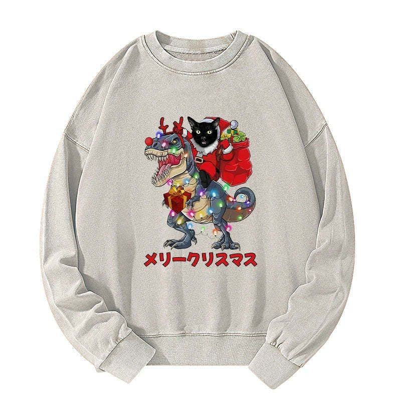 Japanese Kyoto Lion washed sweatshirt