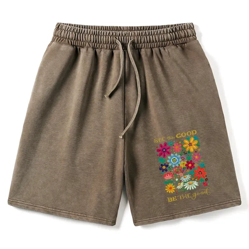 Trendy Kyoto Flower Shorts for Summer