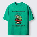 Comfortable Unisex Frog T-Shirt for Daily Wear