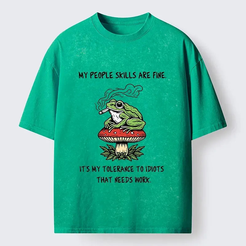 Comfortable Unisex Frog T-Shirt for Daily Wear