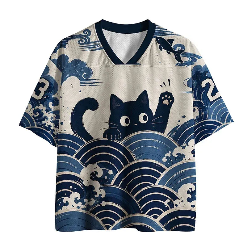 Breathable Mesh Jersey for Vacation