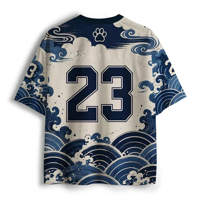 Breathable Mesh Jersey for Vacation