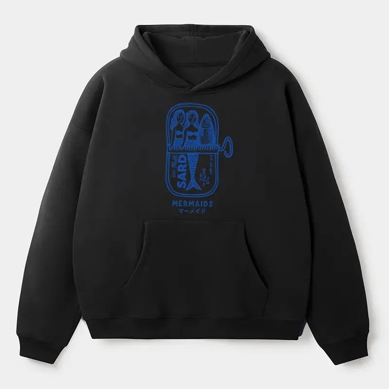 Kyoto Lion Mermaid Fleece Hoodie for Adult