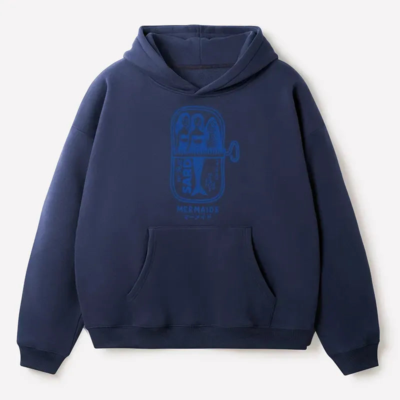 Japanese Mythical Mermaid Hoodie for Daily Wear