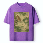 Washed Cotton T-Shirt for Festival