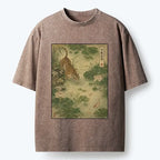 Ukiyo-e Tiger Unisex Tee for Daily Wear