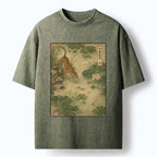 Washed Cotton T-Shirt for Festival