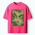 Washed Cotton T-Shirt for Festival