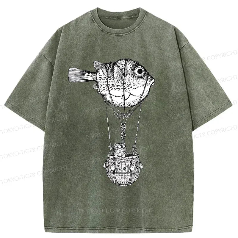 Vintage Japanese Art T-Shirt for Daily Wear
