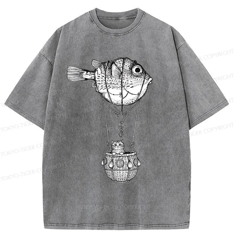 Vintage Japanese Art T-Shirt for Daily Wear