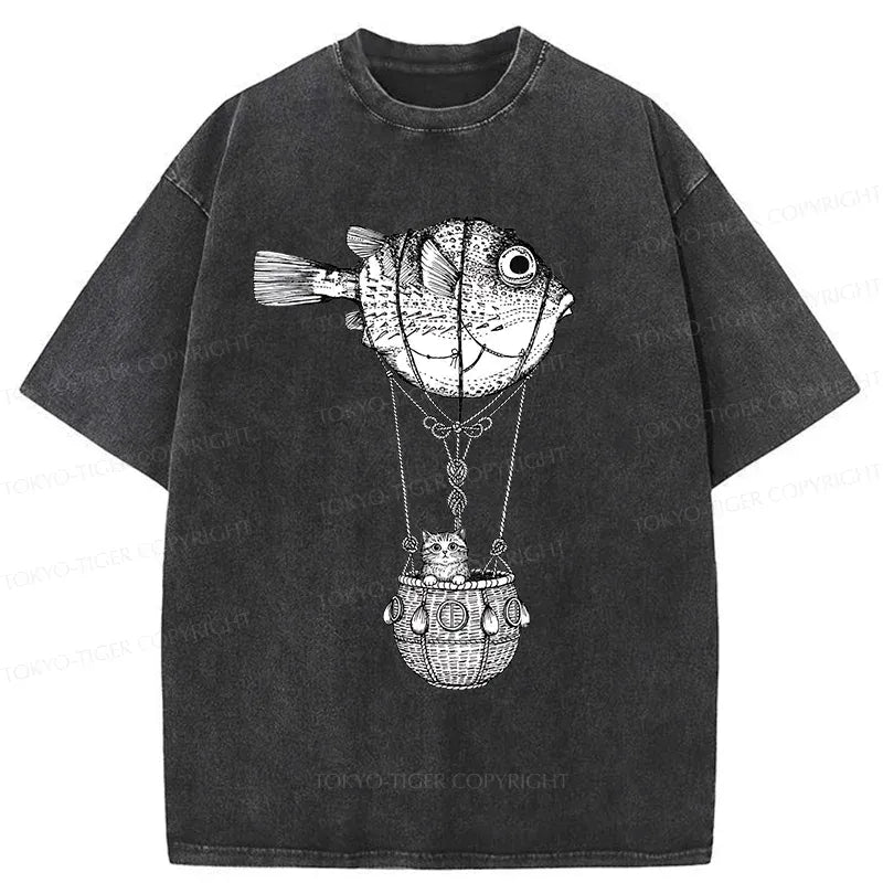 Vintage Japanese Art T-Shirt for Daily Wear