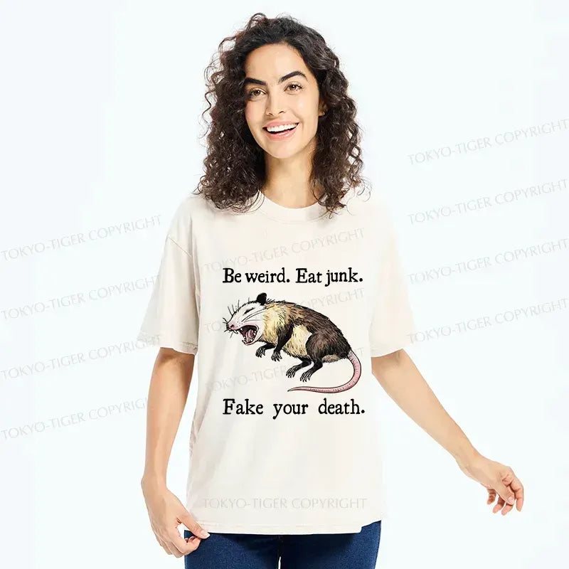 vintage possum t-shirt for men