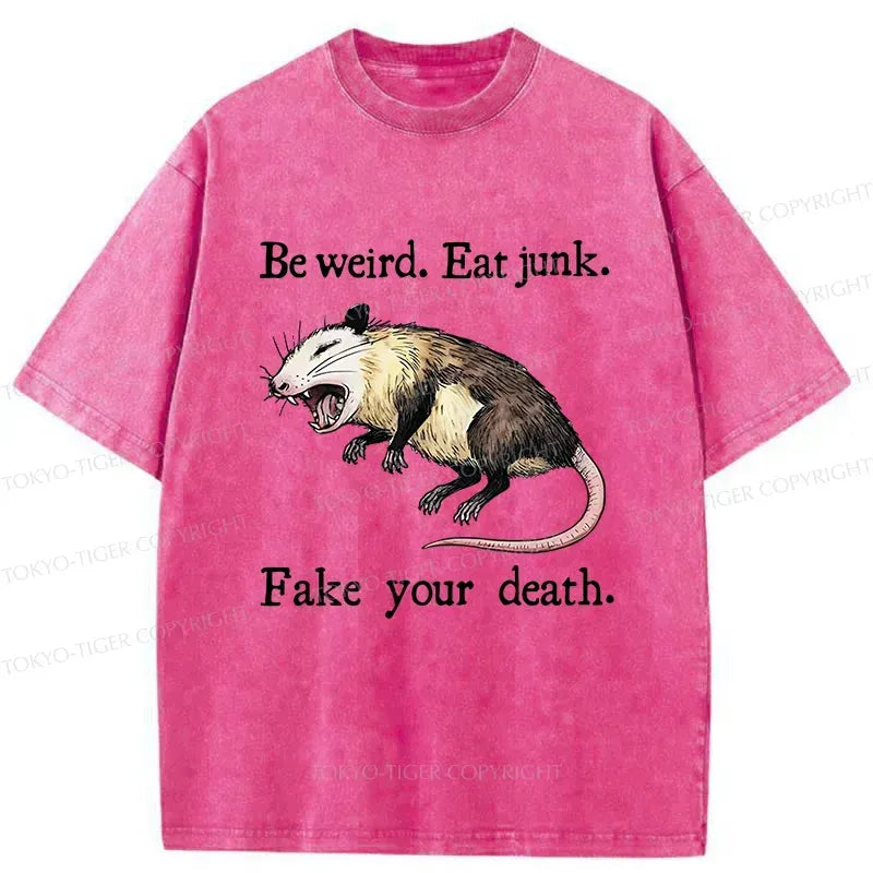 vintage possum t-shirt for men