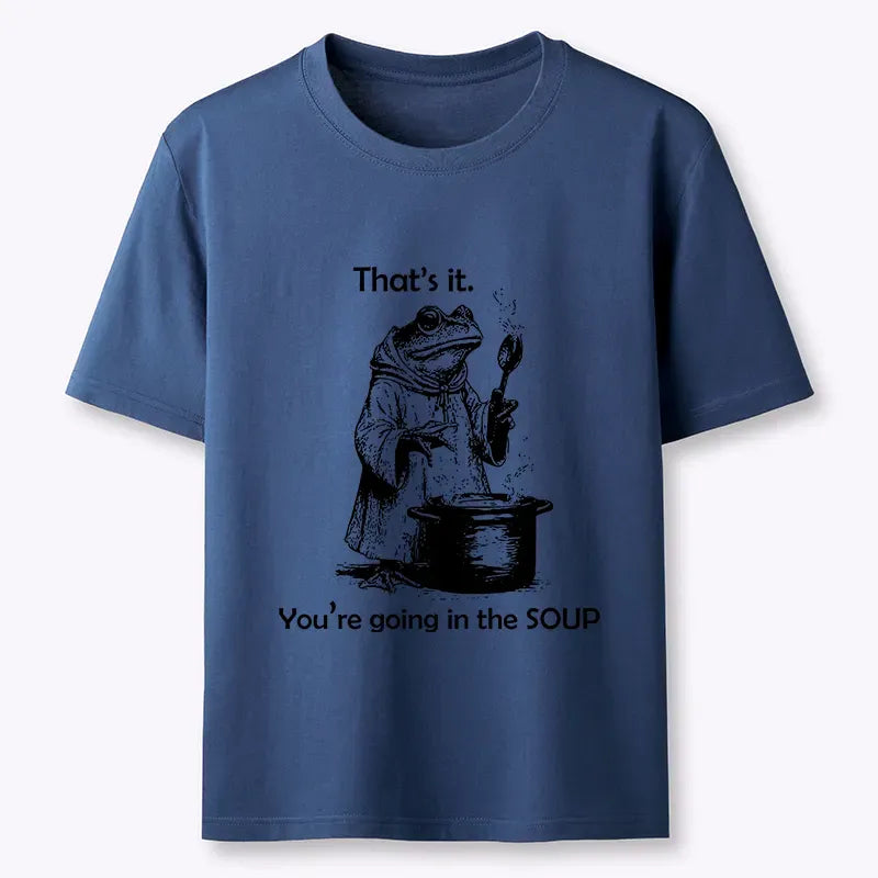 Kyoto-Lion Unisex Cotton T-Shirt for Summer