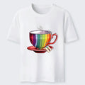 Rainbow Pride Japanese T-Shirt for Daily Wear