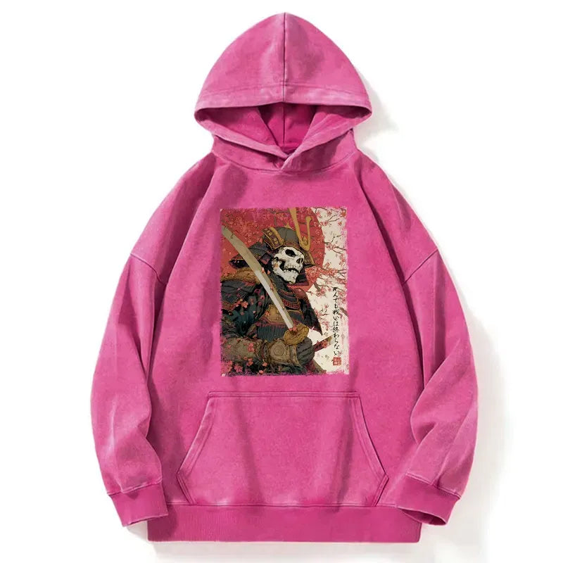 Kyoto Lion Washed Hoodie for Streetwear