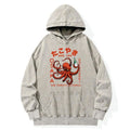 Kyoto-Lion Octopus Drinks Soju Washed Hoodie