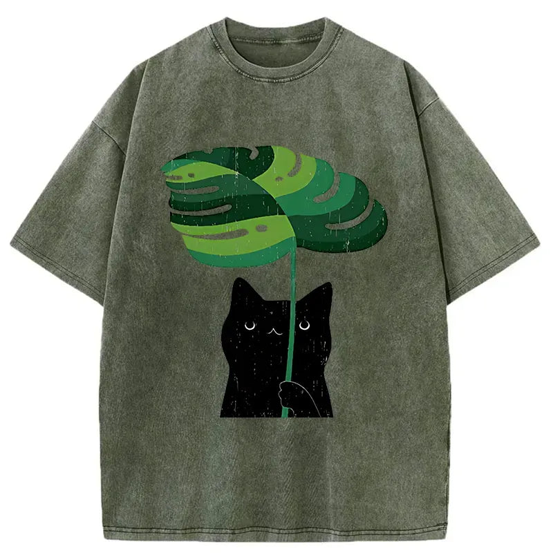 Japanese Cat T-Shirt for Daily Wear