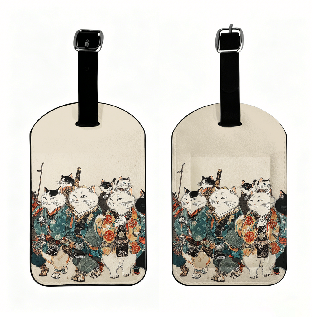 Ukiyo-e Cat Luggage Tag On Sale