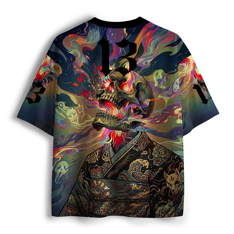 Kyoto-Lion Spirit Flames Mesh Jersey