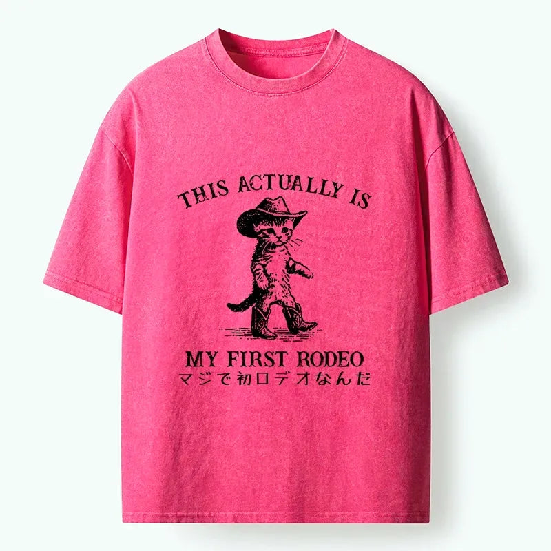 Japanese Cat T-Shirt for Daily Wear