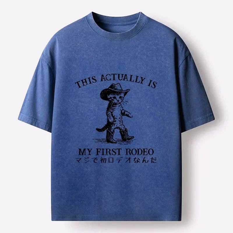 Japanese Cat T-Shirt for Daily Wear