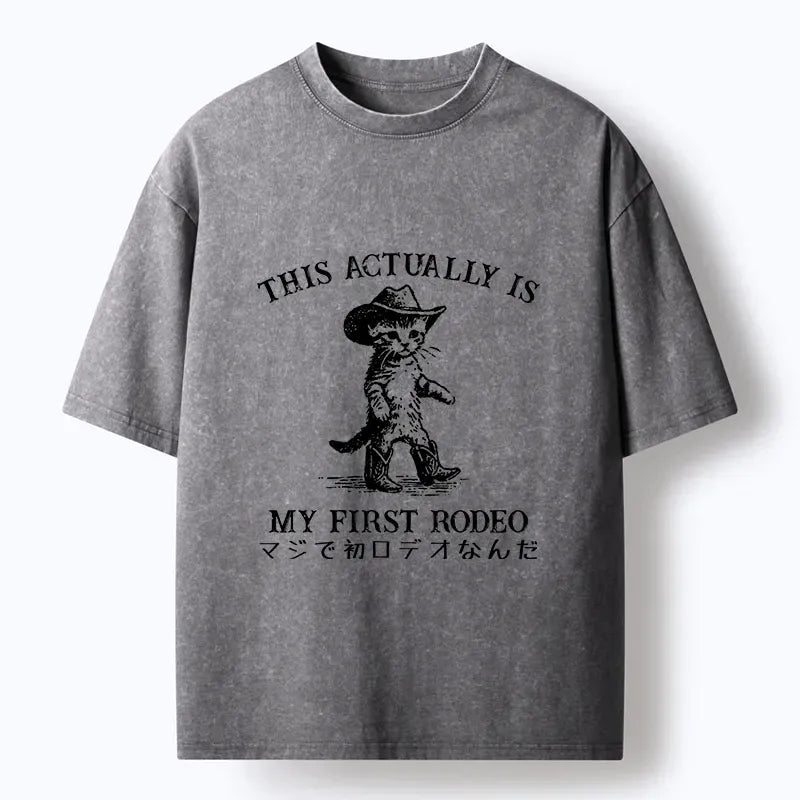 Japanese Cat T-Shirt for Daily Wear