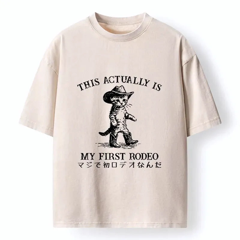 Japanese Cat T-Shirt for Daily Wear
