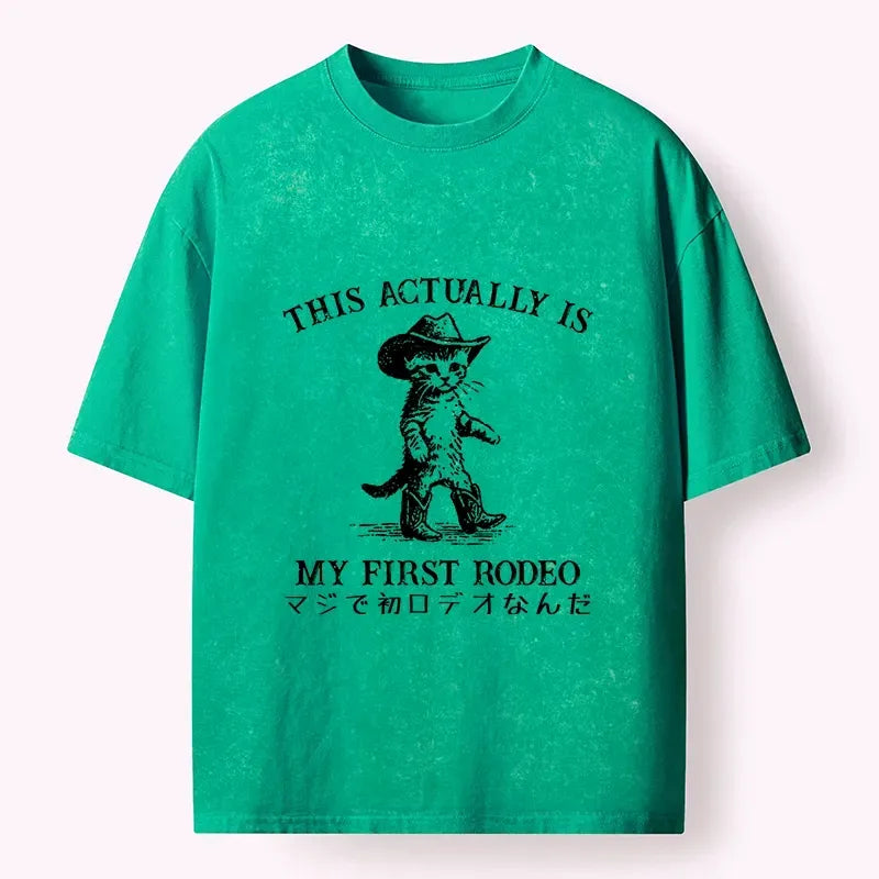 Japanese Cat T-Shirt for Daily Wear