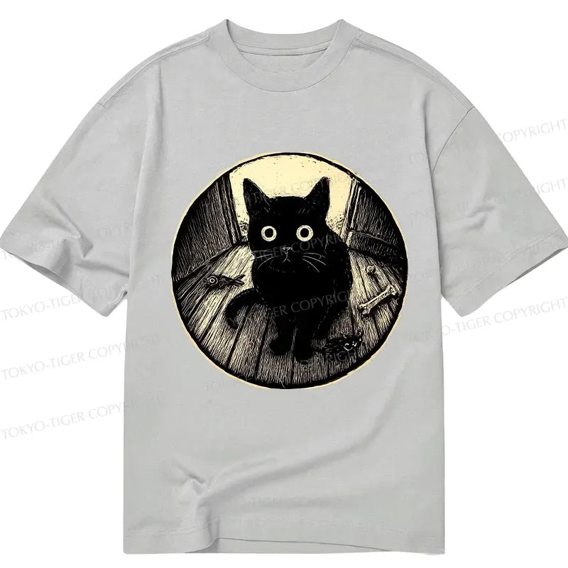 ukiyo-e cat classic tee
