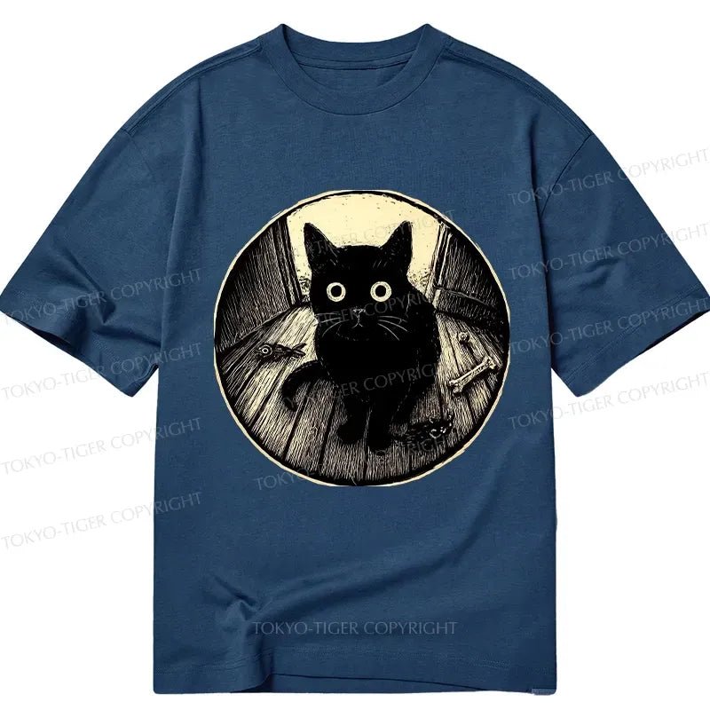 ukiyo-e cat classic tee