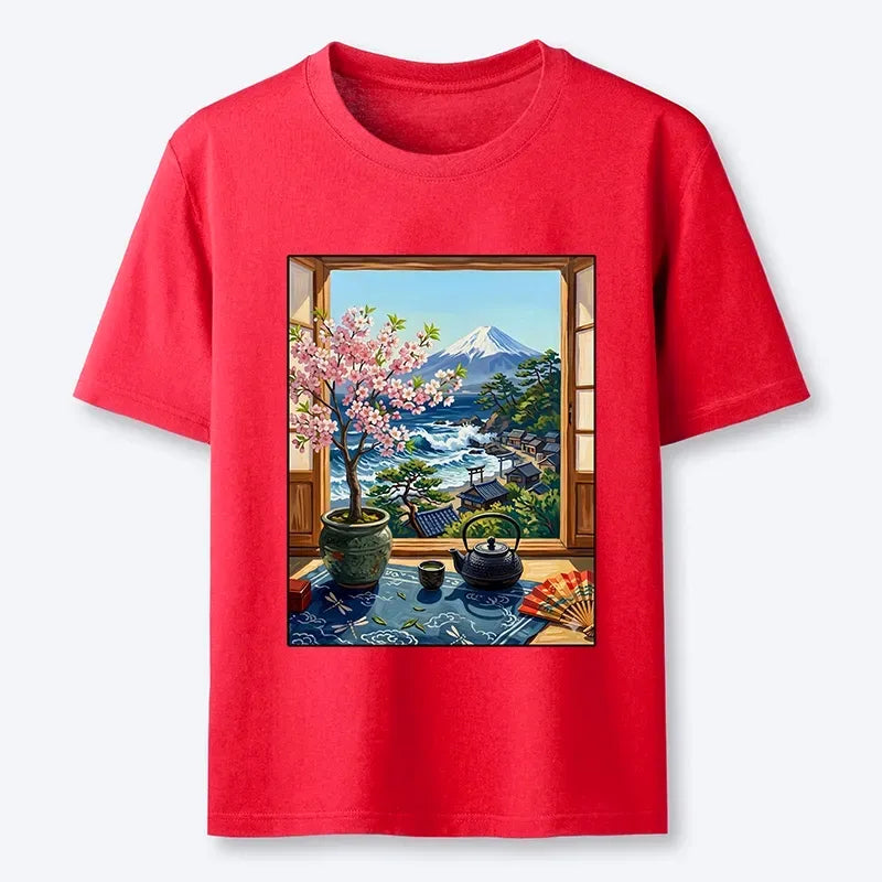 Japanese Mount Fuji View Classic T-Shirt