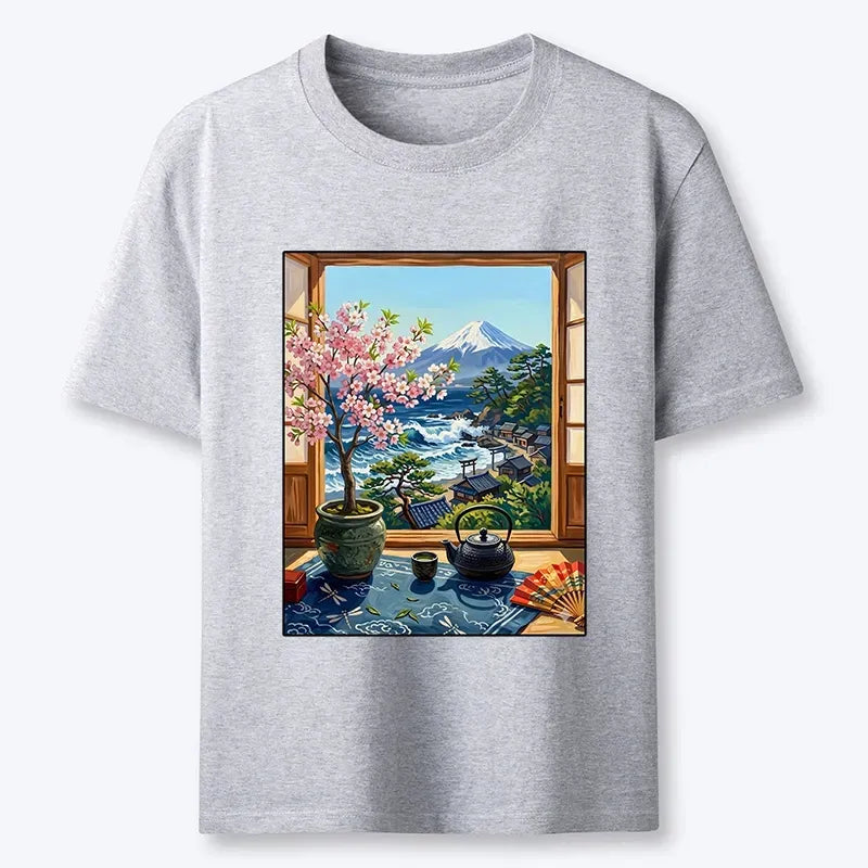 Japanese Mount Fuji View Classic T-Shirt