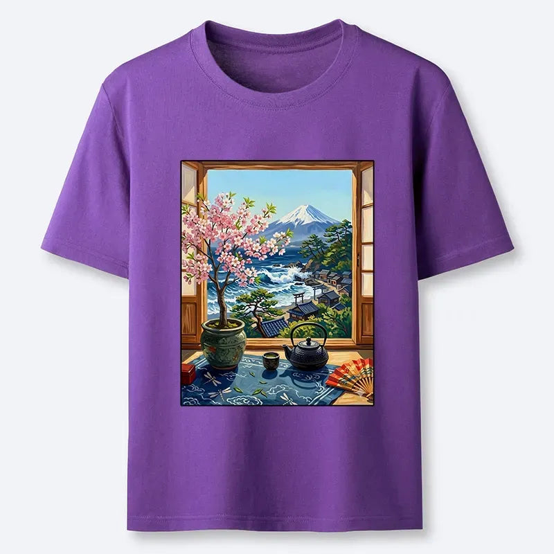 Japanese Mount Fuji View Classic T-Shirt