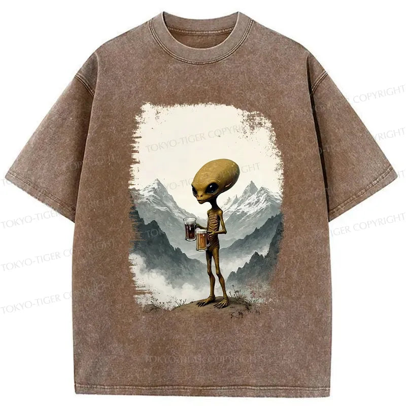 limited edition funny washed t-shirt for casual