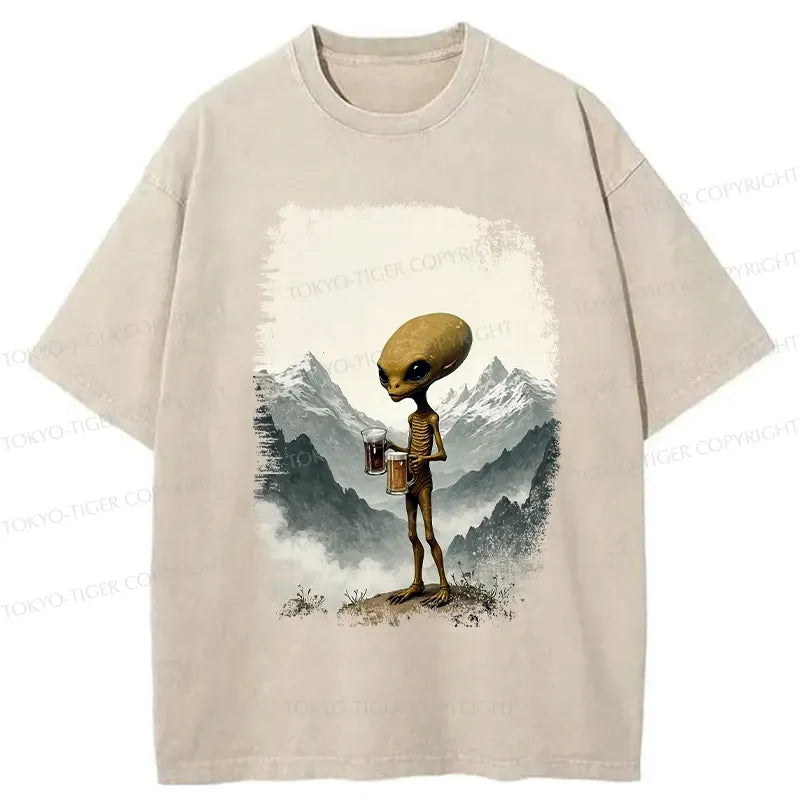 best seller kyoto-lion alien beer t-shirt