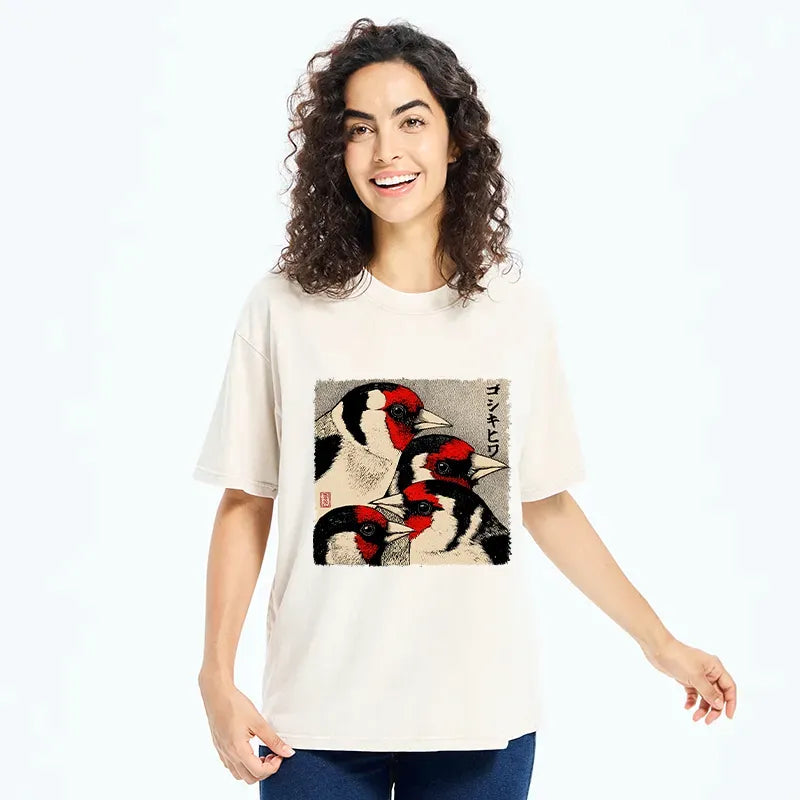Kyoto Lion Washed T-Shirt Gift Idea
