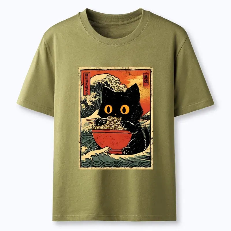 Kyoto-Lion Cat Ramen Classic T-Shirt