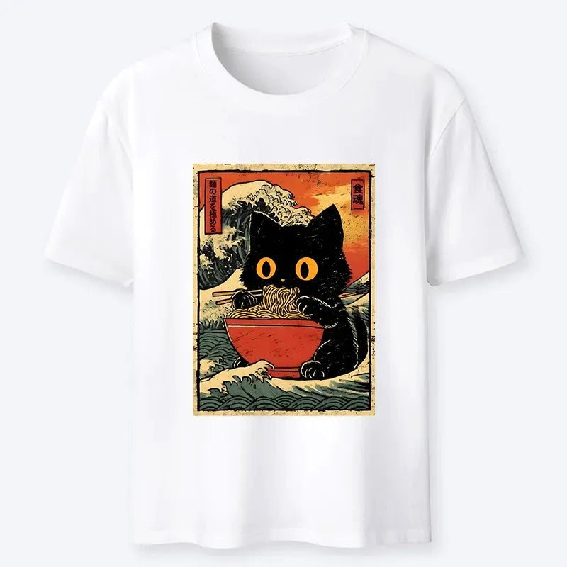 Kyoto-Lion Cat Ramen Classic T-Shirt