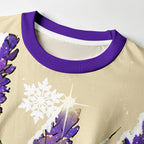 Kyoto-Lion Japanese Lavender Eco-Friendly Long Sleeve T-Shirt