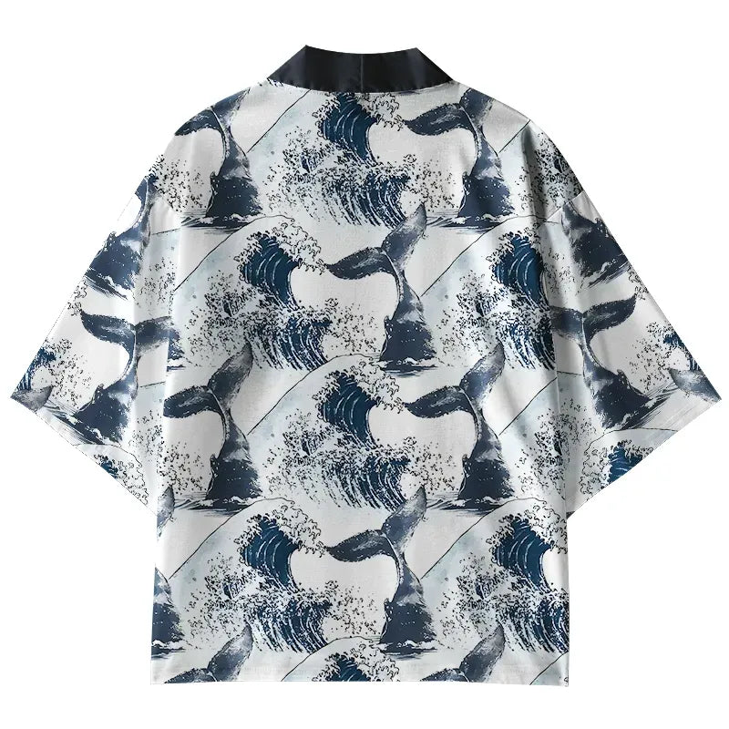 Trendy Kyoto style kimono cardigan for summer