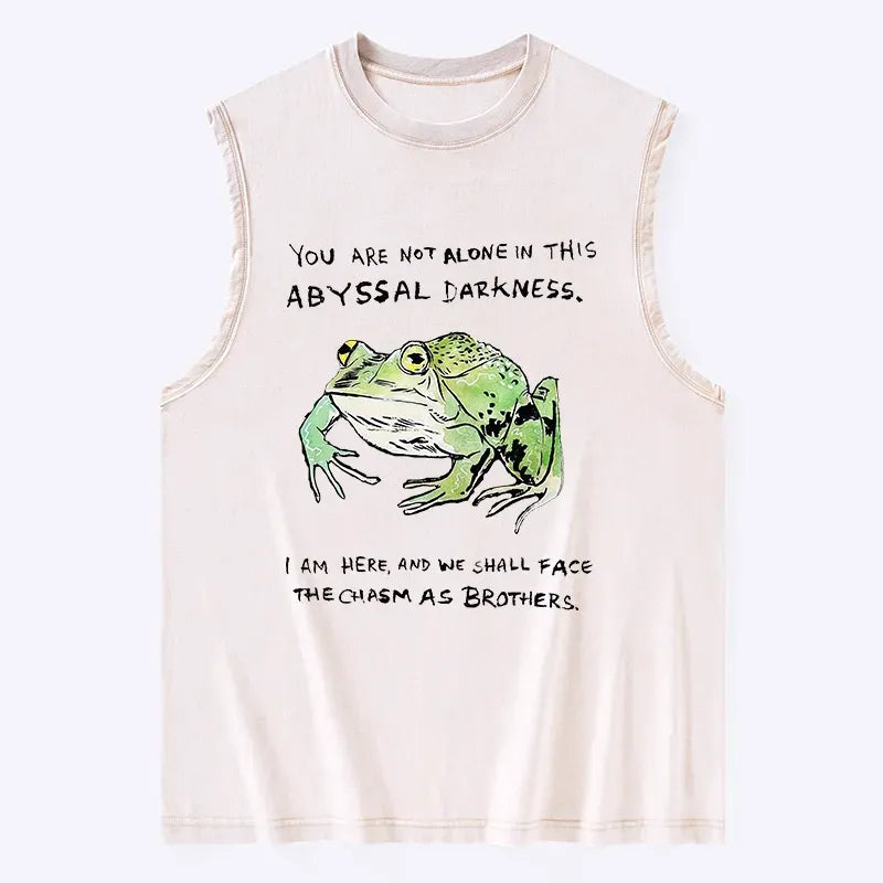 Kyoto-Lion Support Your Frog Friends Washed Tank