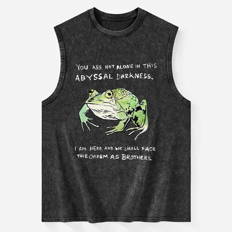 Kyoto-Lion Support Your Frog Friends Washed Tank