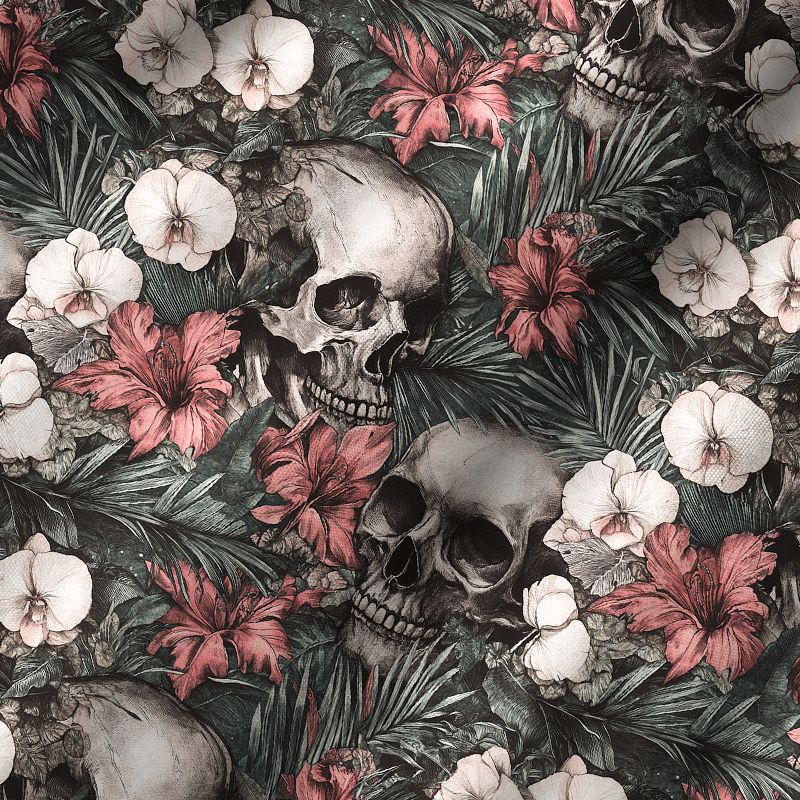 Kyoto Lion Skull Blooms Shirt as Holiday Gift