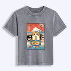 Best Seller Japanese Cat Ramen T-shirt for Women